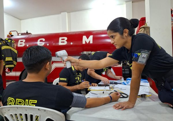 El Cuerpo de Bomberos de Manta en su balance anual, destacaun alto porcentaje de emergencias médicas y baja de incidentes con sustancias químicas.