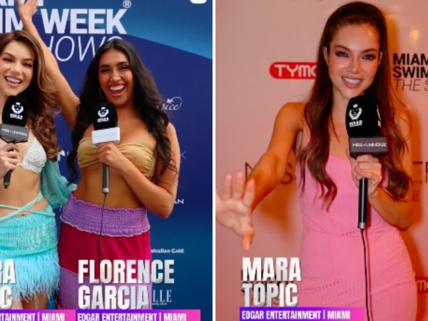 Mara Topic, Miss Universe Ecuador, brilló en el Miami Swim Week