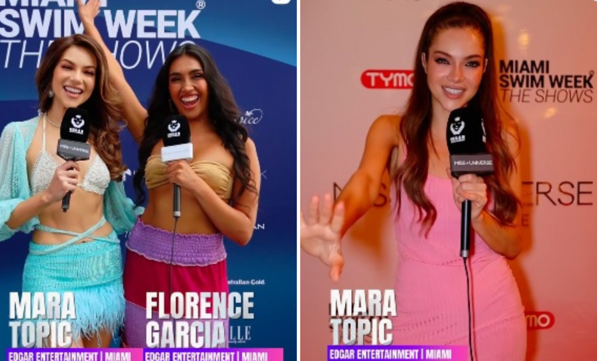 Mara Topic, Miss Universe Ecuador, brilló en el Miami Swim Week