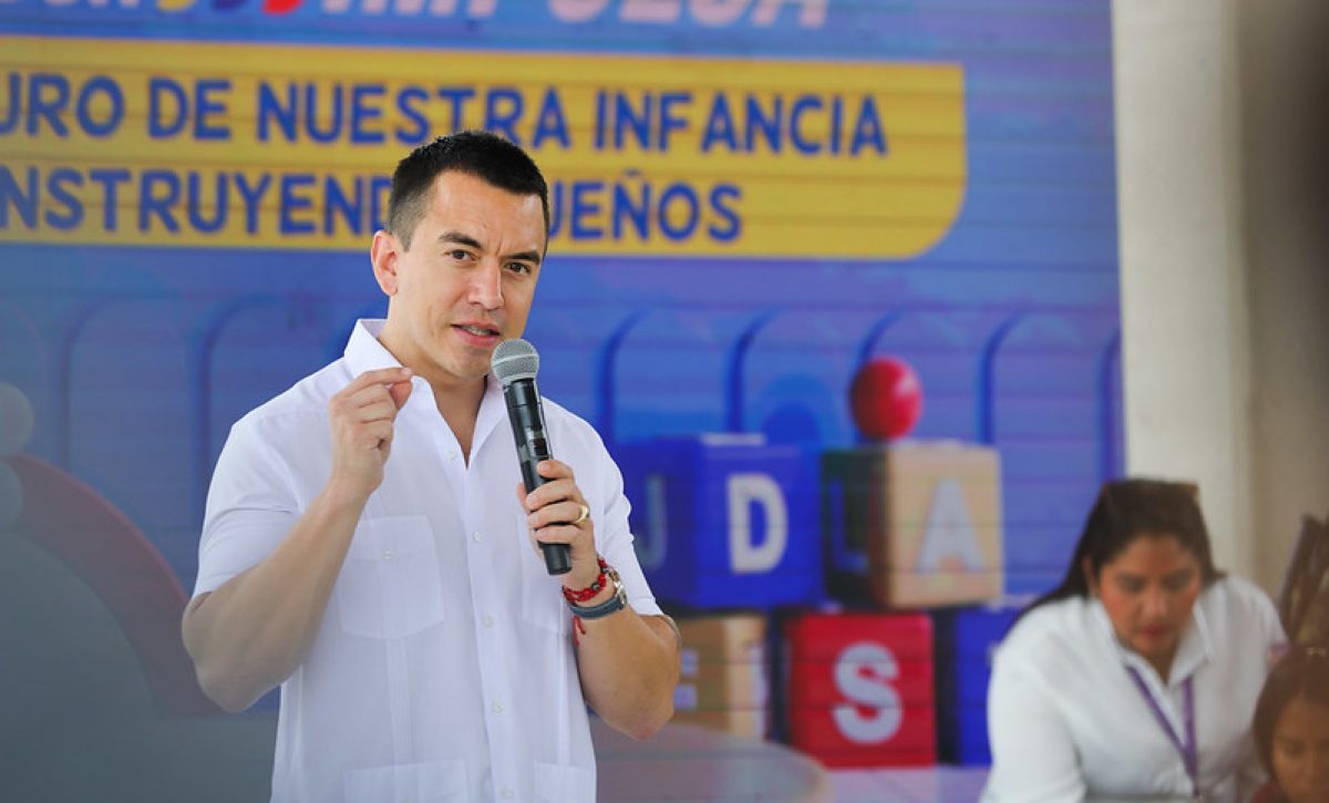 Marcha en Guayaquil convocada por Daniel Noboa no usará fondos públicos