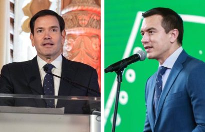 Marco Rubio llega a Ecuador para reunirse con Daniel Noboa, ministros y alcaldes
