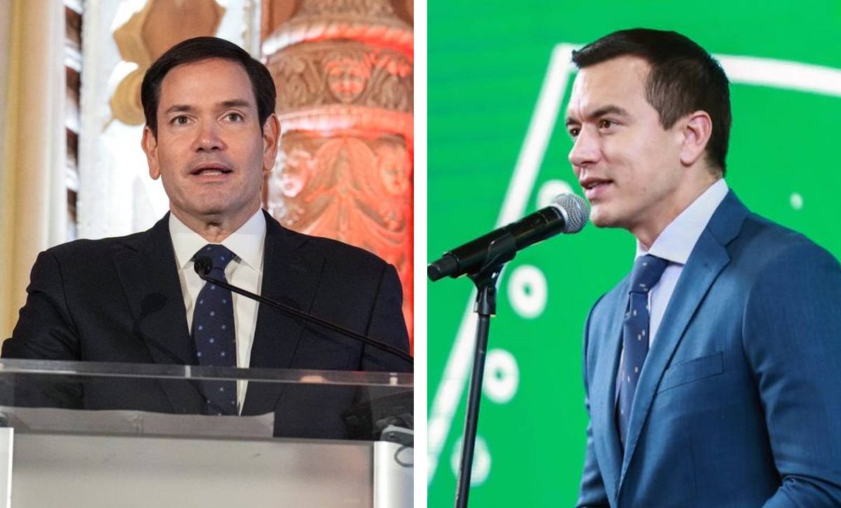 Marco Rubio llega a Ecuador para reunirse con Daniel Noboa, ministros y alcaldes