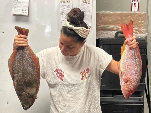 María Delia La Mota asegura que ell menú de Chancho King es 100% ecuatoriano, por eso incluye ceviche.
