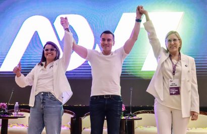 María José Pinto y Anabella Azín se convertirían en dos mujeres clave para el nuevo periodo de gobierno que presidirá Daniel Noboa Azín