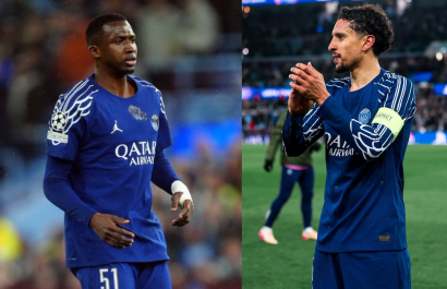 Marquinhos elogia a Willian Pacho por su salvada clave en la clasificación del París Saint-Germain