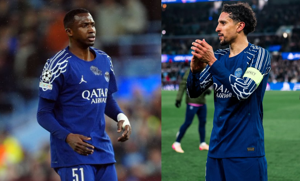 Marquinhos elogia a Willian Pacho por su salvada clave en la clasificación del París Saint-Germain