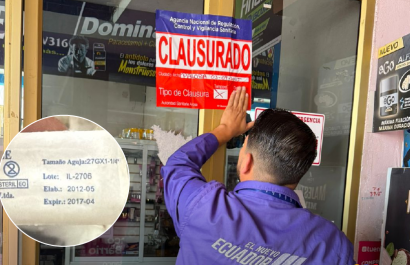 Más de 1.300 productos caducados provocan cierre inmediato de una farmacia en Morona Santiago