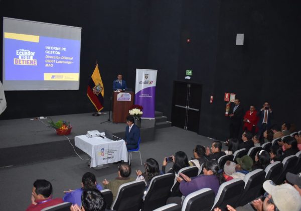Más de 30.000 productores agrícolas de Cotopaxi recibieron asistencia del MAG en 2024