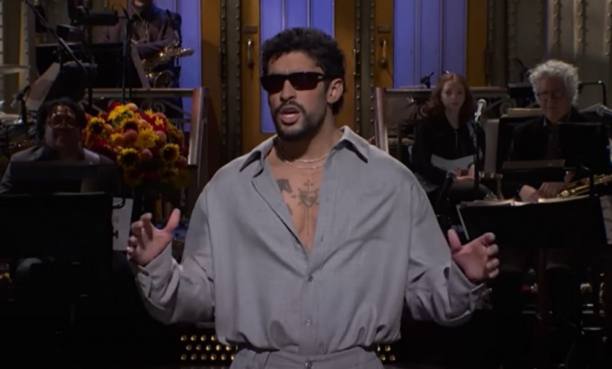 Bad Bunny inauguró la temporada 51 de Saturday Night Live,el reciente sábado.