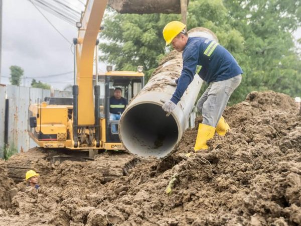 Megahidro Primeras obras para mejorar saneamiento