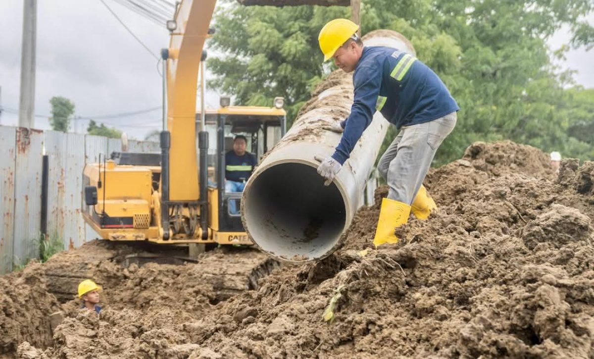 Megahidro Primeras obras para mejorar saneamiento