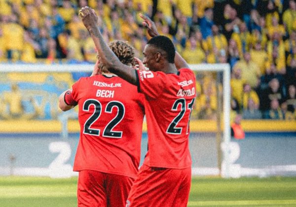 Midtjylland con Castillo supera a Brøndby y siguen en pelea por el título danés