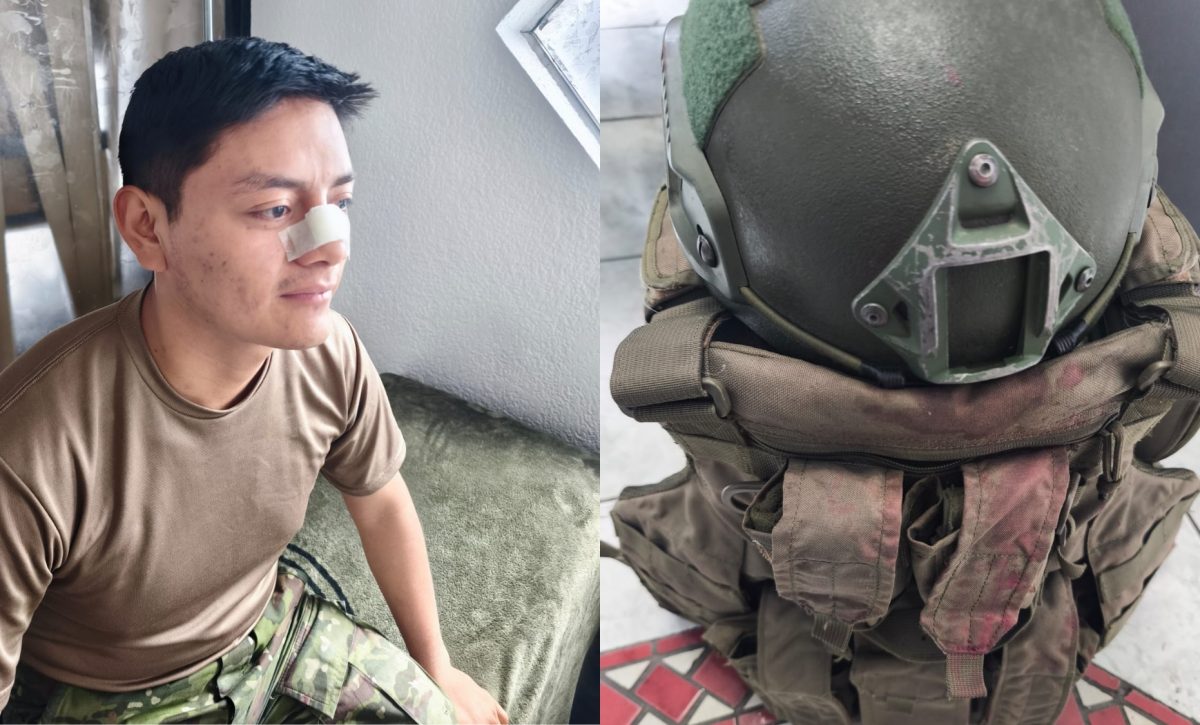 Militar resulta herido durante operaciones de habilitación vial en Cañar