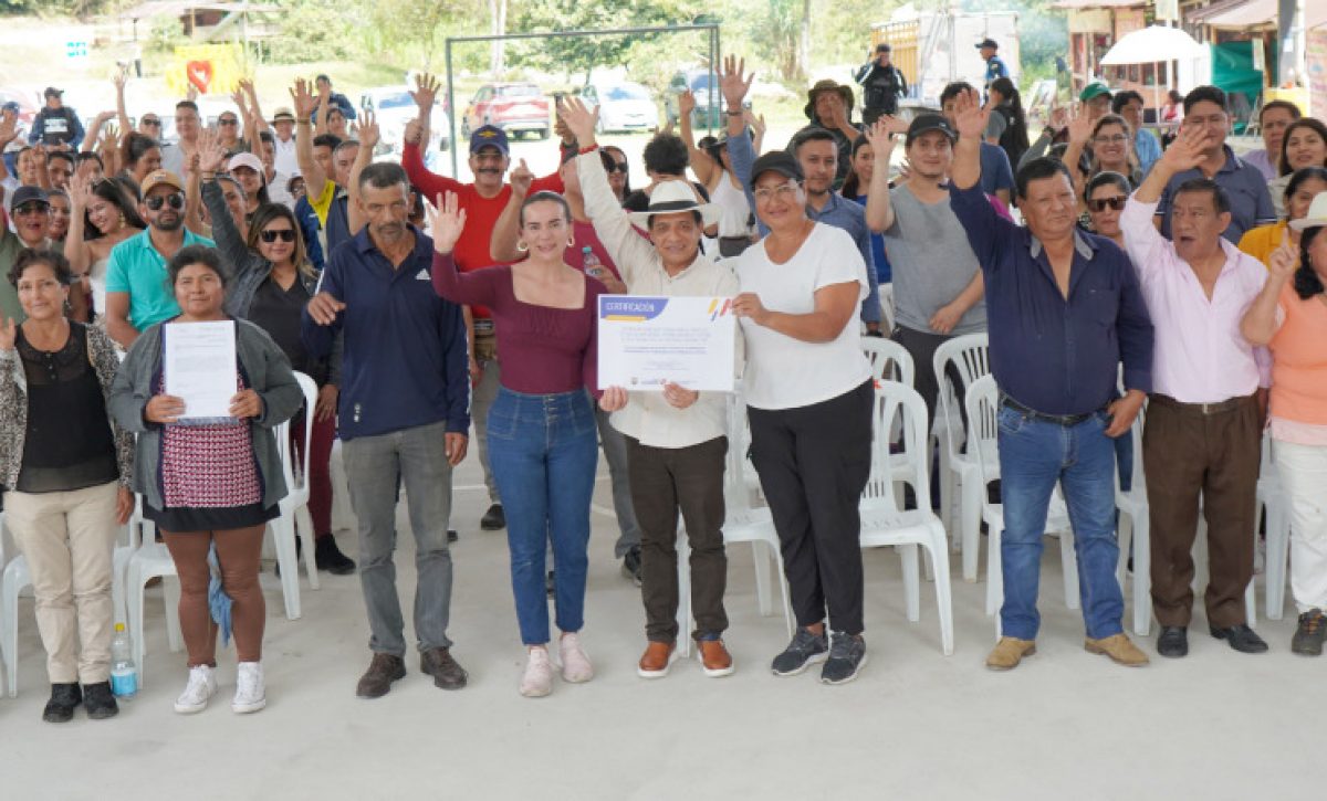Ministerio del Ambiente impulsa acceso a agua potable para 17 comunidades en San Miguel de Los Bancos