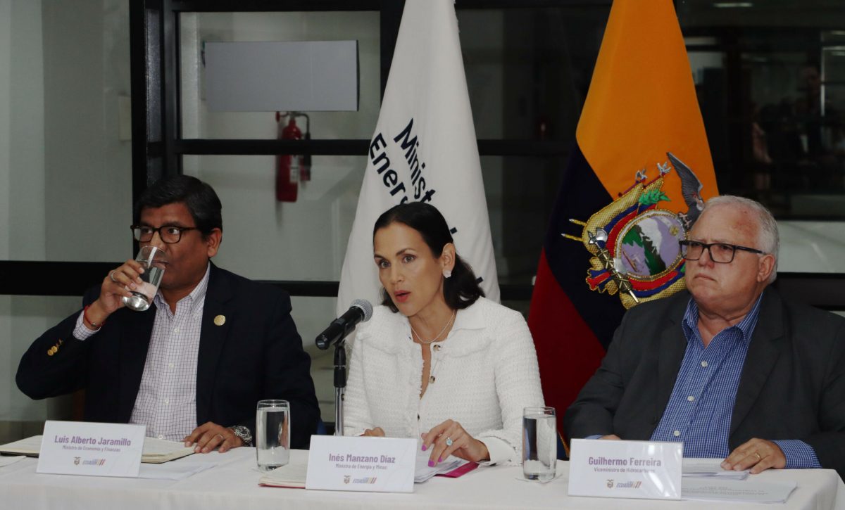 Ministra Manzano asegura que Ecuador está preparado para estiaje sin apagones