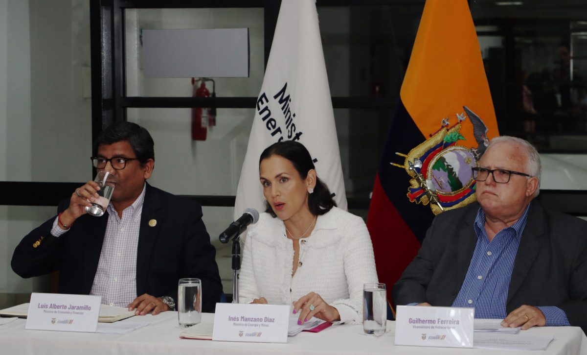 Ministra Manzano asegura que Ecuador está preparado para estiaje sin apagones