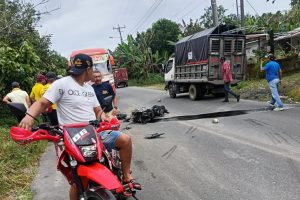 Motociclista fallece en accidente de tránsito en vía San Jacinto del Búa