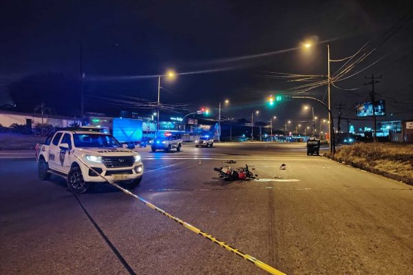 Motociclista muere tras accidente de tránsito en la avenida Los Colonos de Santo Domingo