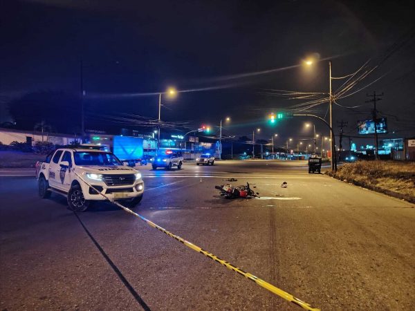 Motociclista muere tras accidente de tránsito en la avenida Los Colonos de Santo Domingo