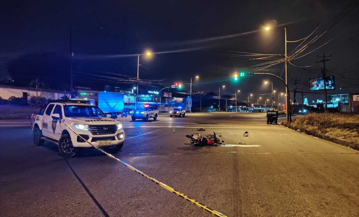 Motociclista muere tras accidente de tránsito en la avenida Los Colonos de Santo Domingo