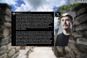 MrBeast respondió a rumores de demanda por grabar en zonas arqueológicas de México