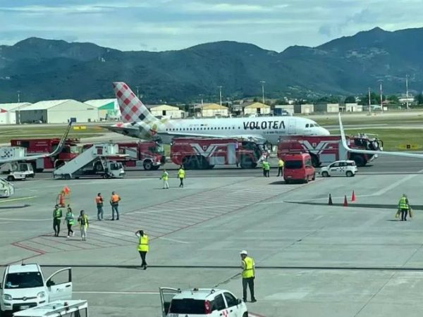 Muere un hombre en el aeropuerto de Bérgamo, Italia, tras ser succionado por el motor de un avión