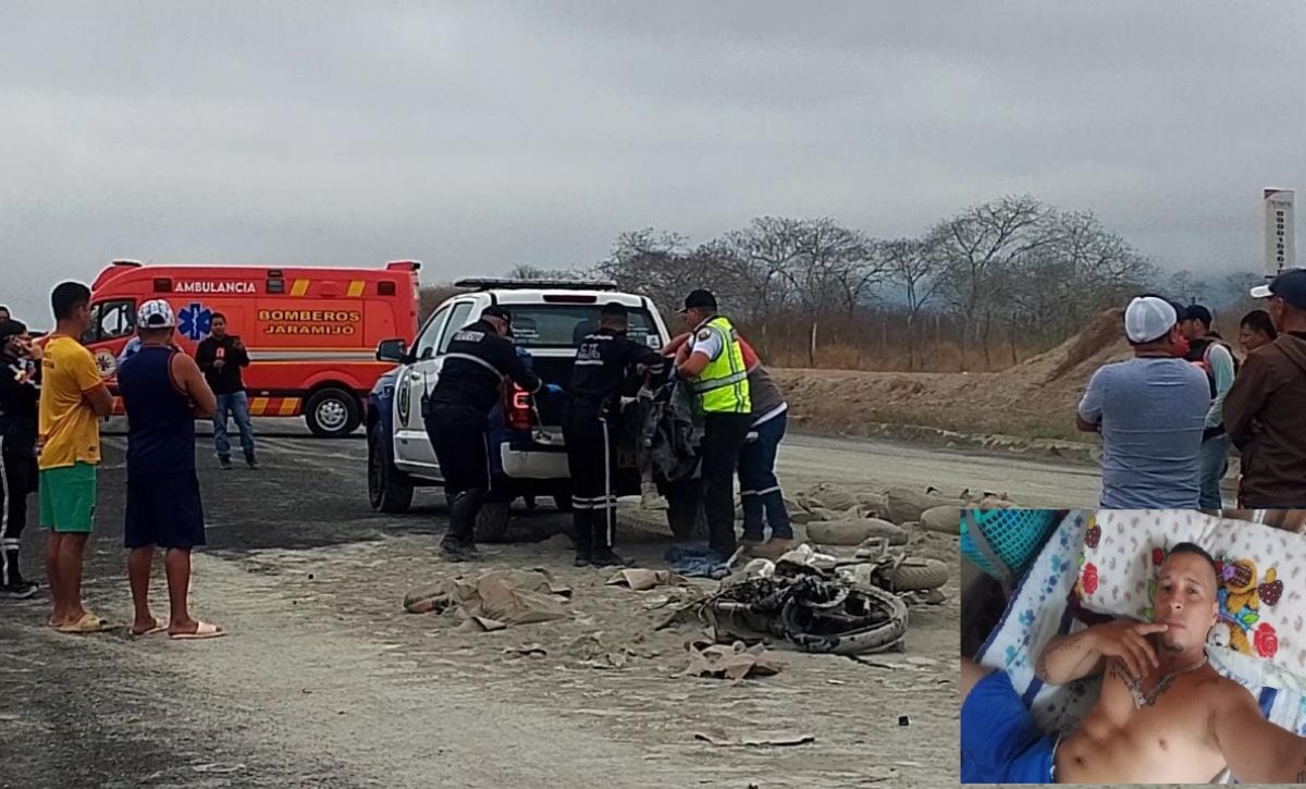 Fernando Seme (foto), falleció tras un choque frontal con un camión en la vía Colisa a Montecristi.