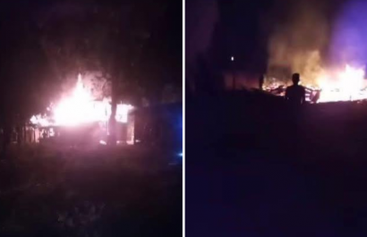 Mujer y sus dos hijos murieron calcinados en un incendio en Morona Santiago