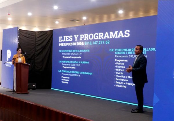 Municipio de Portoviejo ejecutó el 83 % del presupuesto durante el año fiscal 2024