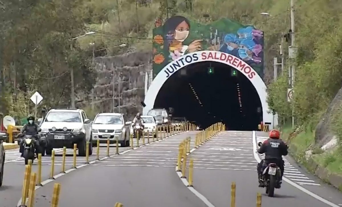 Municipio de Quito anuncia cierre nocturno del túnel Oswaldo Guayasamín por tres días