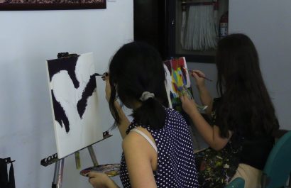 Museo de Portoviejo conmemoró el Día Internacional del Arte con taller de pintura