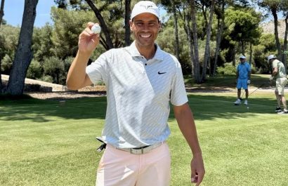 Nadal consigue un hoyo en uno en Mallorca antes del Campeonato de Baleares