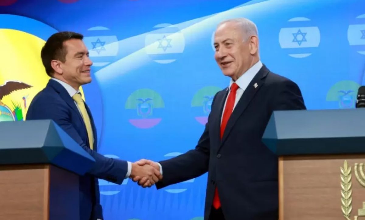 Netanyahu agradece a Noboa por declarar terroristas a Hamás, Hezbolá y la Guardia Revolucionaria