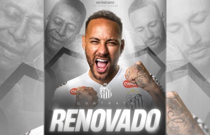Neymar renueva con el Santos y jugará en Brasil hasta finales de 2025