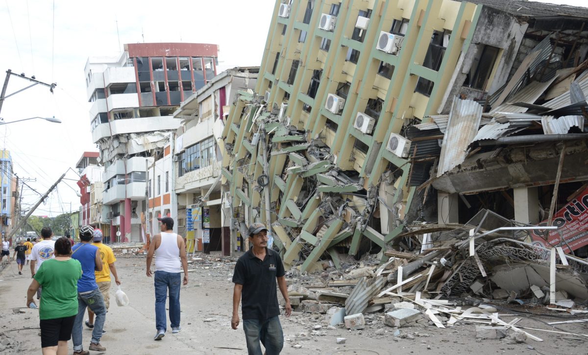 Nueve años del terremoto Portoviejo