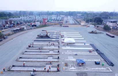 Progen fue contratada por la Corporación Eléctrica del Ecuador (Celec), a través de su unidad Termopichincha, para instalar plantas térmicas de emergencia que aportarían 150 megavatios (100 MW en Salitral y 50 MW en Quevedo). FOTO: Ministerio de Energía.