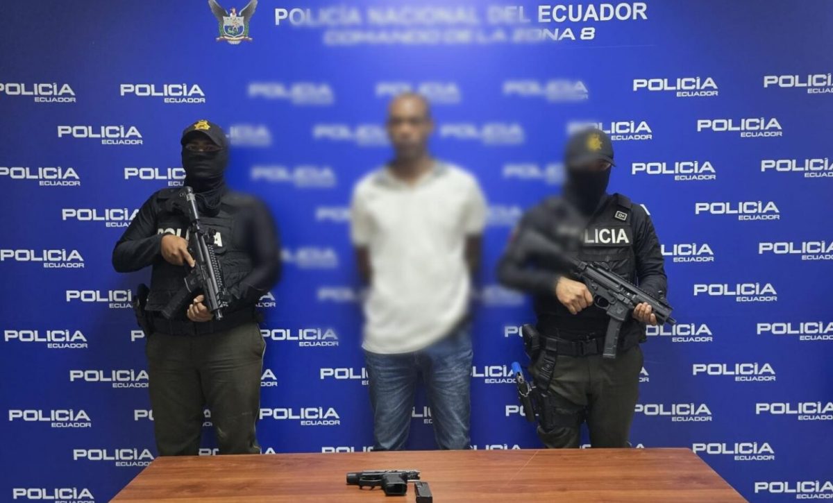 Objetivo de intermedio valor fue detenido durante operativo en Guayaquil