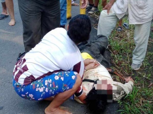 Oficial de bus atropellado en Pedernales
