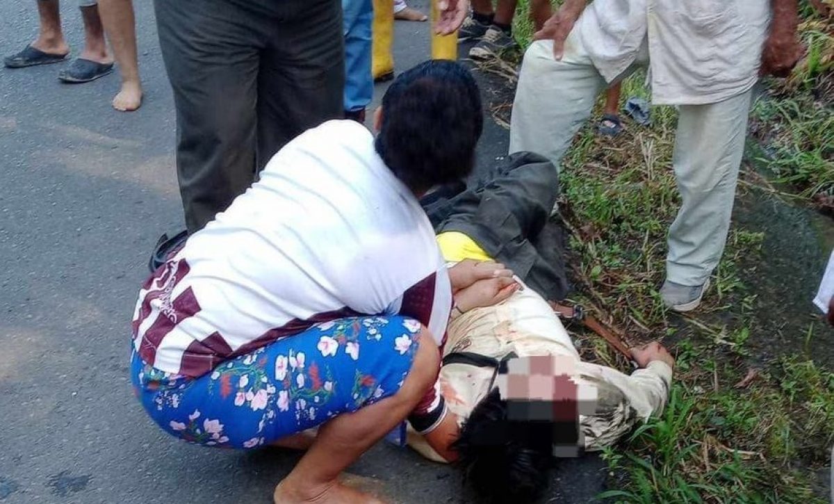 Oficial de bus atropellado en Pedernales
