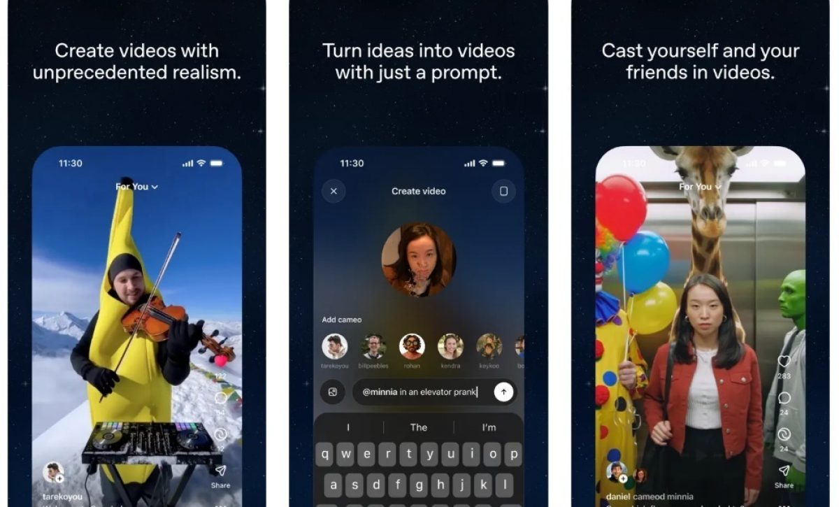 OpenAI eleva el nivel con Sora 2, su IA que crea videos realistas y potencia una nueva aplicación social.