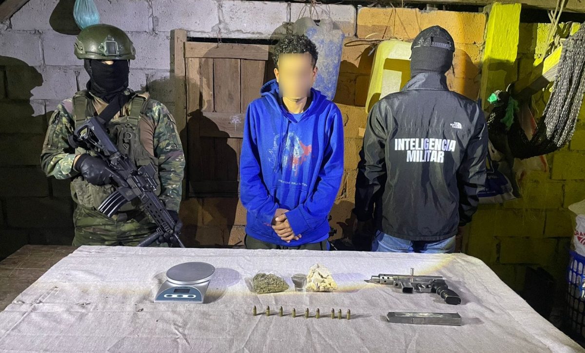 Operación militar en Quinindé deja un detenido con armas y droga
