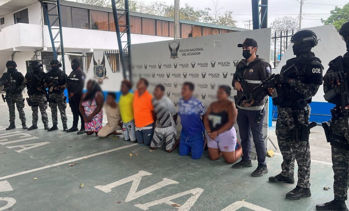Operativo “Centinela 47” en Esmeraldas deja cinco detenidos y decomisos de droga