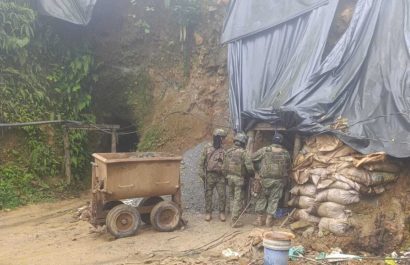 Operativo en Ponce Enríquez decomisa explosivos y detiene a siete por minería ilegal