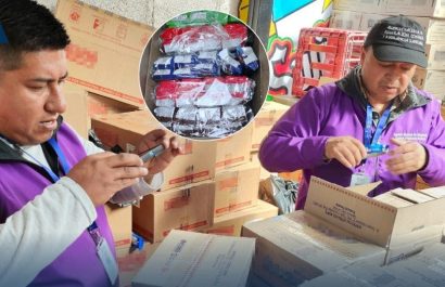 Operativo interinstitucional decomisa más de 12.000 galletas sin registro sanitario en Tulcán