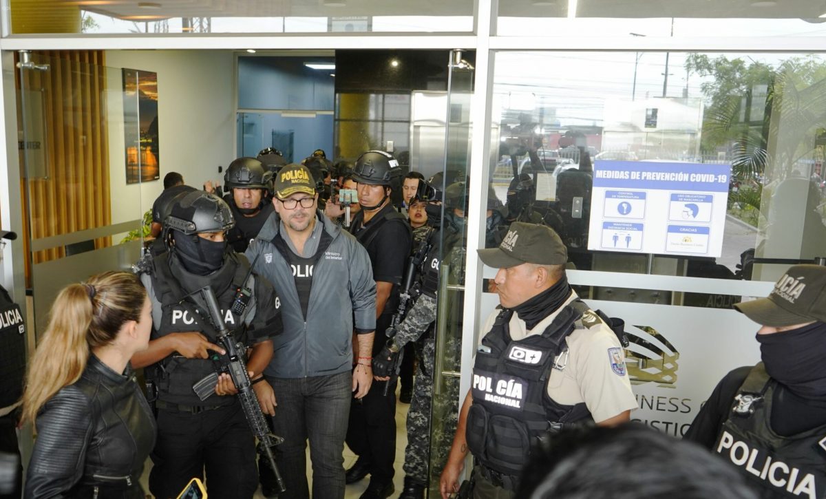 Operativo realizado la mañana de este 7 de julio en Durán.