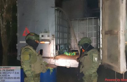 Operativos militares frustran robo de combustible en Santo Domingo.
