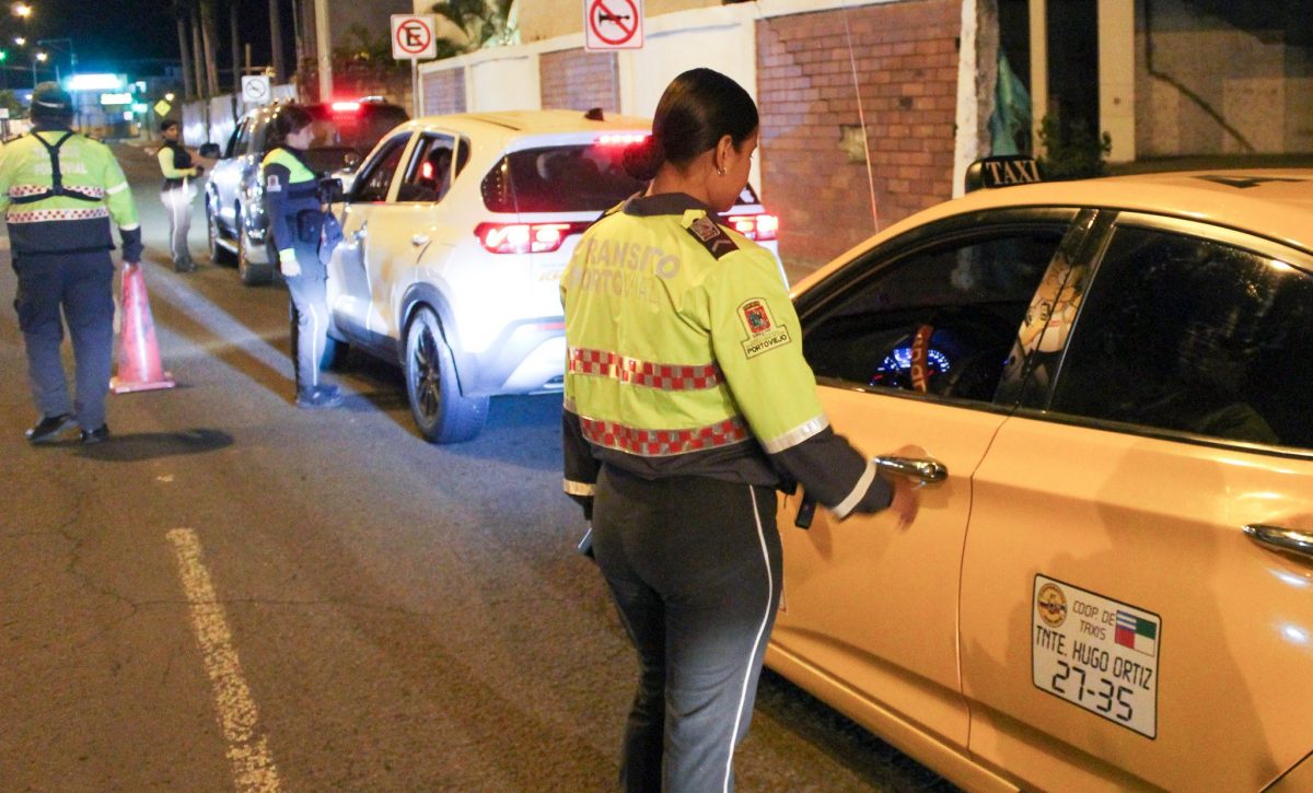 En los operativos participan varias instituciones, entre ellas Portovial.
