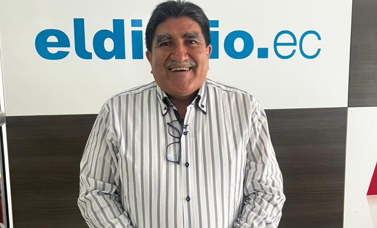 Orlando Ponce, presidente de la Junta Cívica del Pueblo de Portoviejo