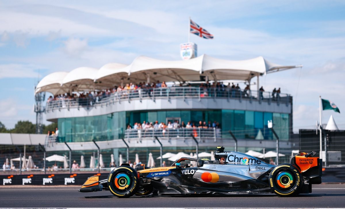 ¡Otra vez! Lando Norris supera a los Ferrari en la primera jornada de libres en Silverstone