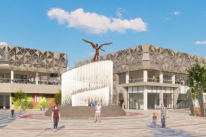 Este es el diseño de la Plaza Memorial San Gregorio.